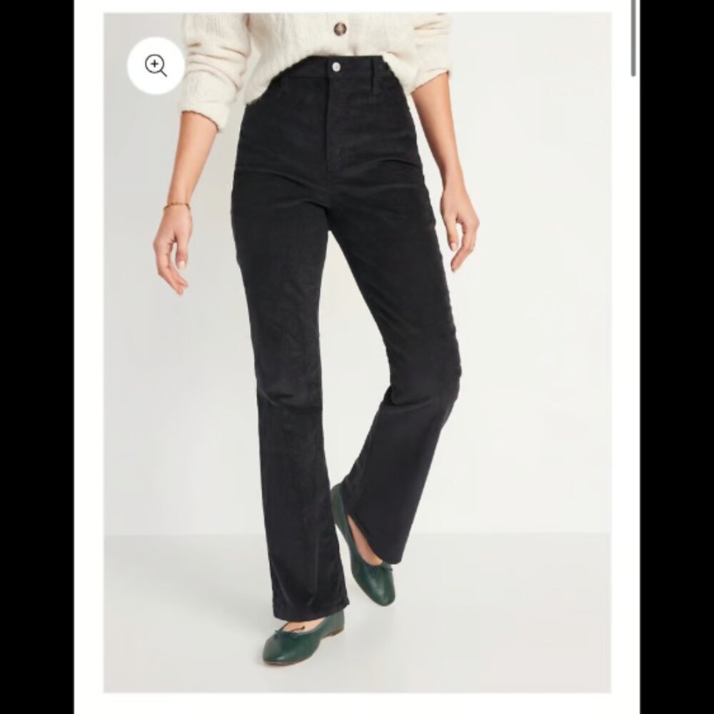 NWT Old Navy High Rise Corduroy Flare Pants